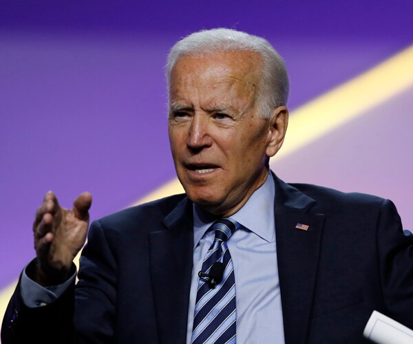 presidential candidate joe biden gestures as he speaks