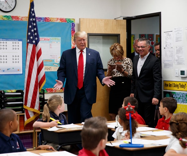 First Graders React to Donald Trump: 'I'm Nervous,' Another Captivated by His 'Orange Hair'