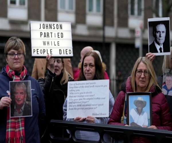 protestors in the UK