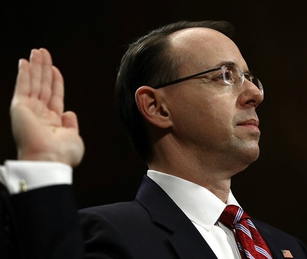 Two Witnesses Back Account Rosenstein Considered Taping Trump