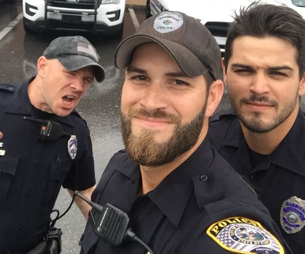 Hunky Officers Helping Out After Irma Win Internet's Heart