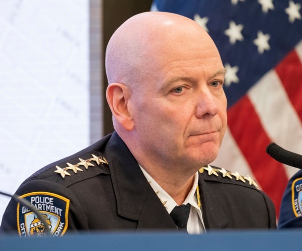 police chief terence monahan speaks at a press conference