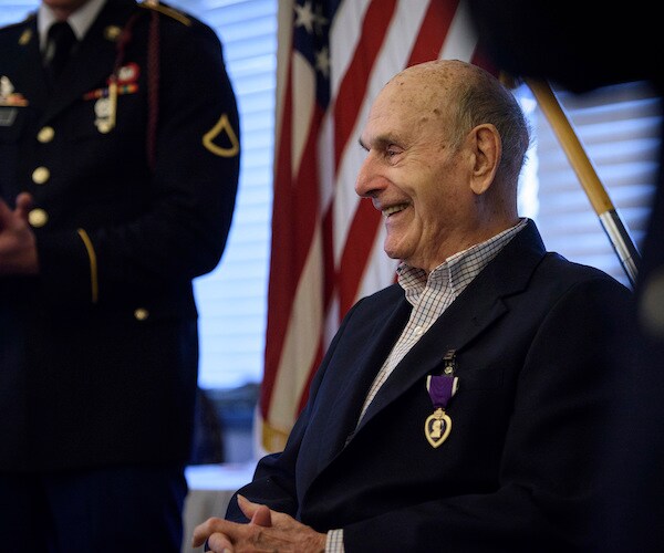 Purple Heart: 92-year-old Veteran Awarded for WWII Service