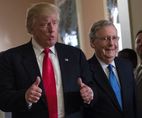 McConnell, Ryan Board the Trump Train