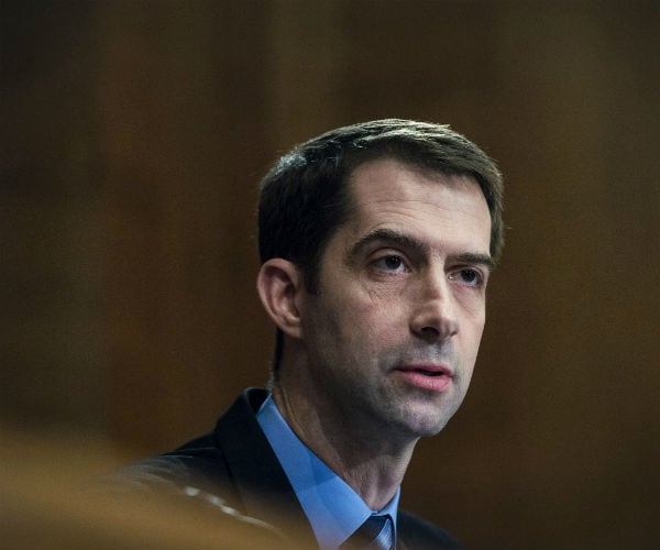 sen. tom cotton is shown