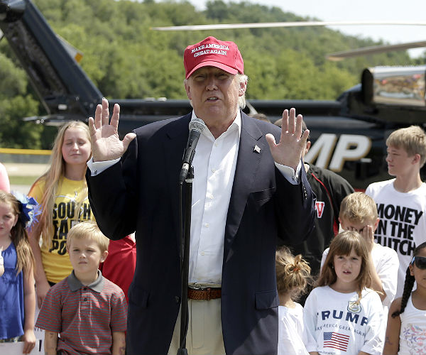 Trump to Kid Taking Chopper Ride: 'I Am Batman'