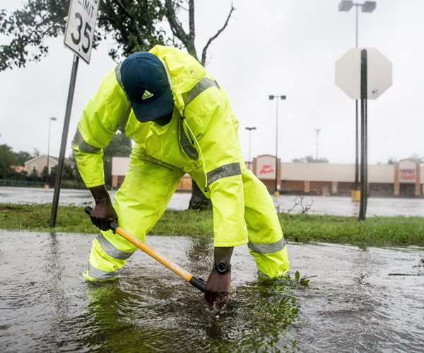 Hurricane Dorian Makes Landfall Over North Carolina