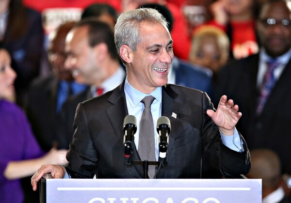 Emanuel Rides Huge Cash Advantage to Lead in Chicago Polls