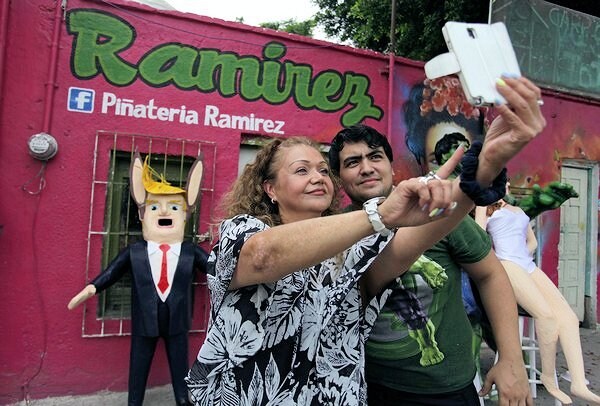 Mexicans Mock Trump with 'Miss Stupid' Piñata  