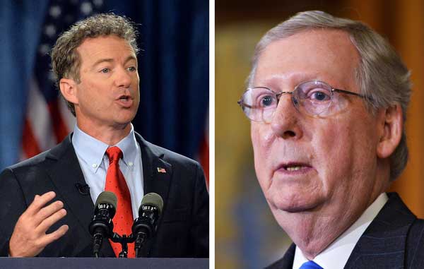 Mitch McConnell, Rand Paul at Rare Odds Over Patriot Act