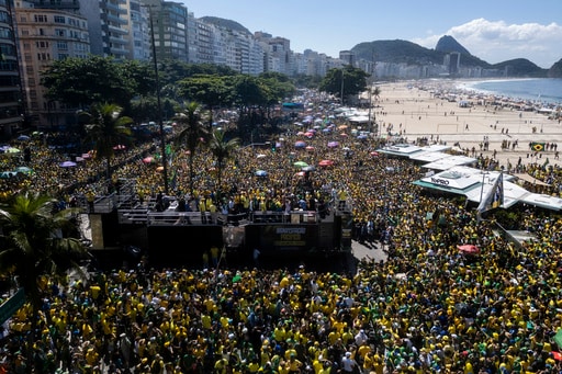 Conservative Brazilians Laud Elon Musk at Rally in Support of Ex-president Bolsonaro