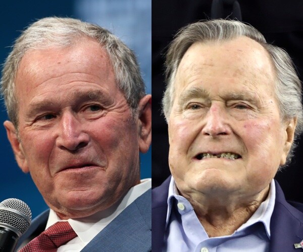 Former Presidents Bush Condemn Bigotry, Anti-Semitism