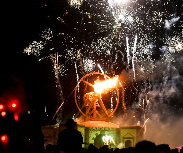 Burning Man's White Ocean Luxury Camp Is Vandalized