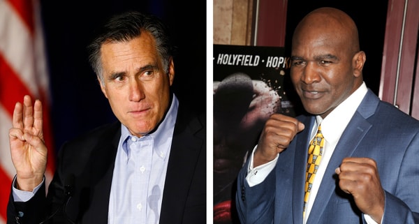 Evander Holyfield, Mitt Romney to Go Toe-to-Toe in Charity Boxing Match