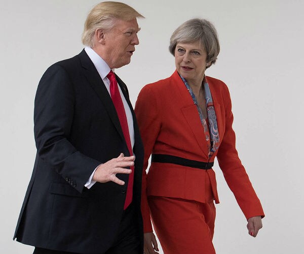 Trump Was Being a Gentleman, UK's May Says on Holding Hands