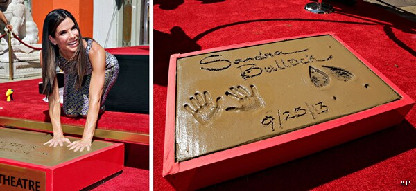 Sandra Bullock Joins Hollywood Walk of Fame, Defends Paparazzi Bill