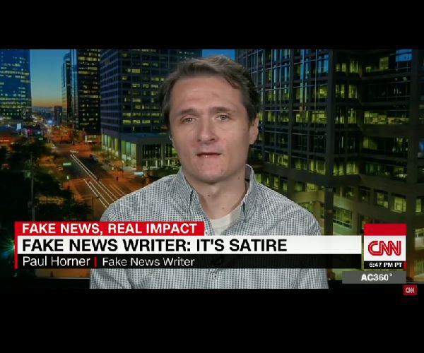 Paul Horner, Fake News Writer During 2016 Election, Dies at 38