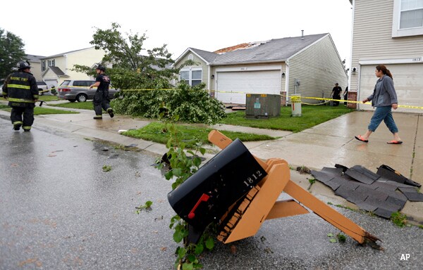 Indianapolis Speedway Tornado: 3 Homes Damaged, Trees Uprooted