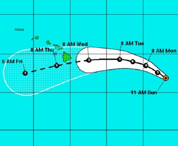 Hurricanes Madeline, Lester Setting Up 1-2 Hawaiian Punch?