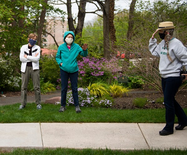 residents of a senior citizens community in arlington virginia