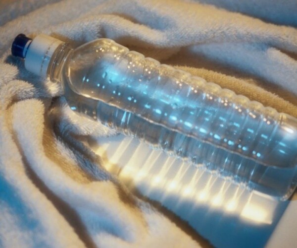 a bottle of water