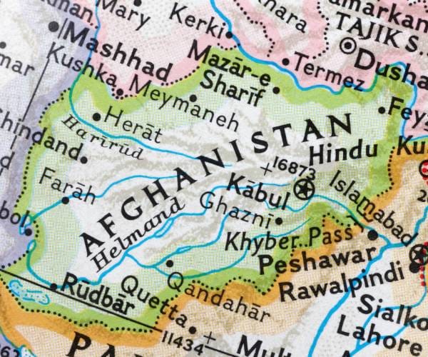 map of afghanistan