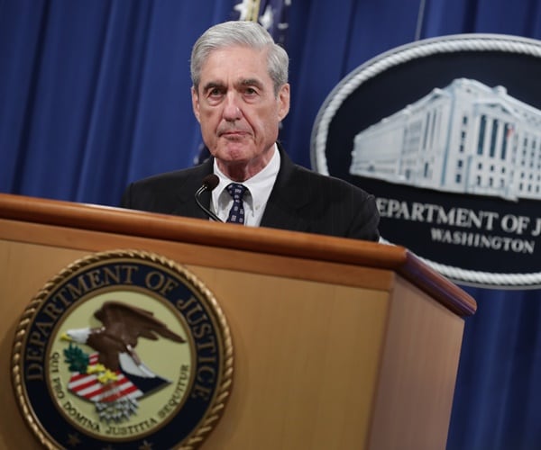 robert mueller speaks to the press about his conclusions in the special counsel's russia probe