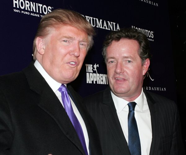 Donald Trump and Piers Morgan