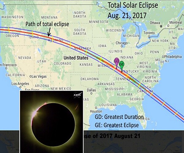 Great American Eclipse to Be 70-Mile-Wide Solar Blackout