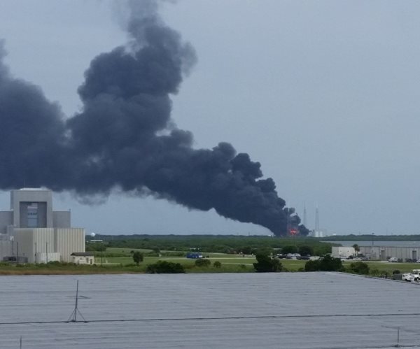 SpaceX Rocket, Payload Lost in Launch Pad Explosion