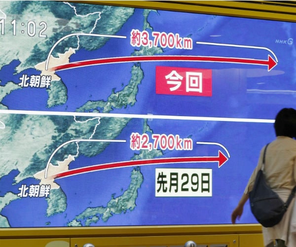 NKorea Second Missile Test Over Japan Shows It Could Hit Guam