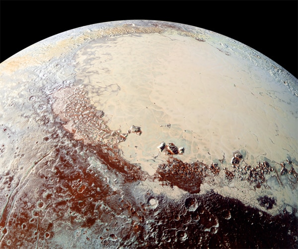 Pluto's Frozen Heart-Shaped Plain Gets a Closer Look