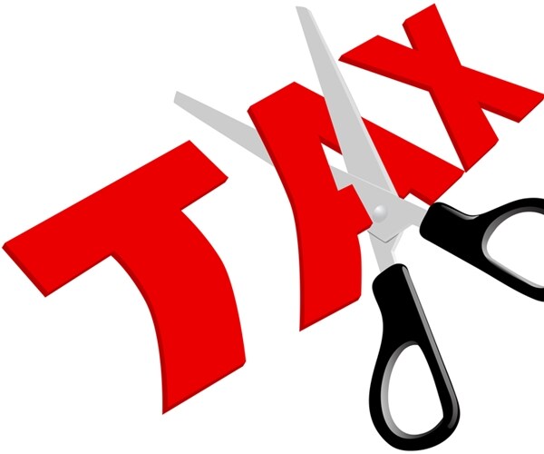 scissors cuts unfair too high taxes in half 