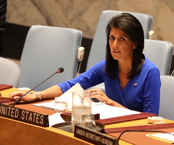 UN Envoy Nikki Haley Slams Russia Over Suspected Syria Chemical Attack