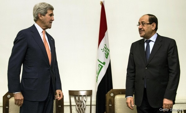 Kerry Presses Maliki as Iraq Loses Control of Jordanian Border