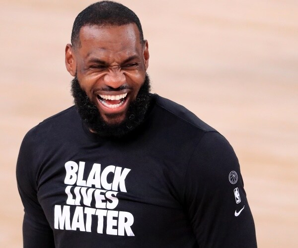 lebron james wears black lives matter shirt