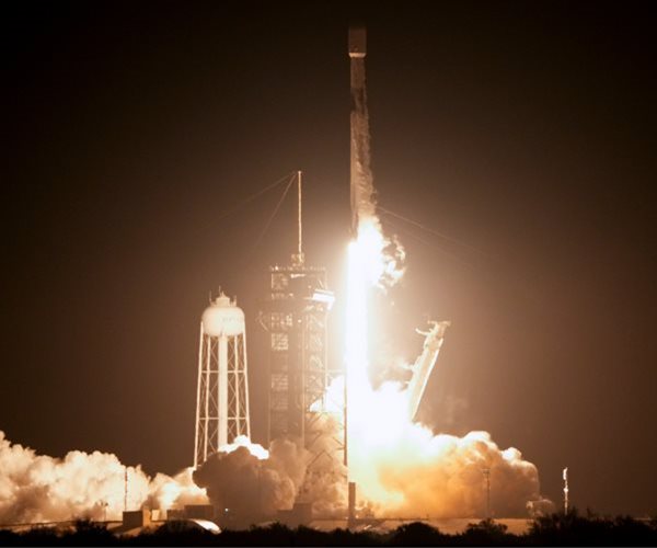 SpaceX's Lunar Lander Rockets Toward the Moon