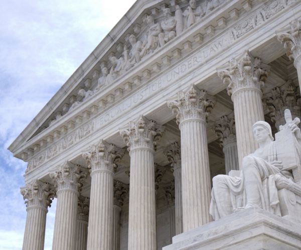 The west face of the Supreme Court of the United States 