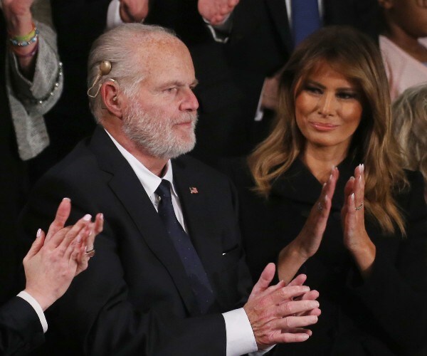 the late rush limbaugh receives the presidential medal of freedom 