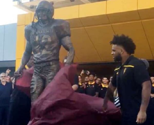 Pat Tillman Statue Unveiled in Tempe