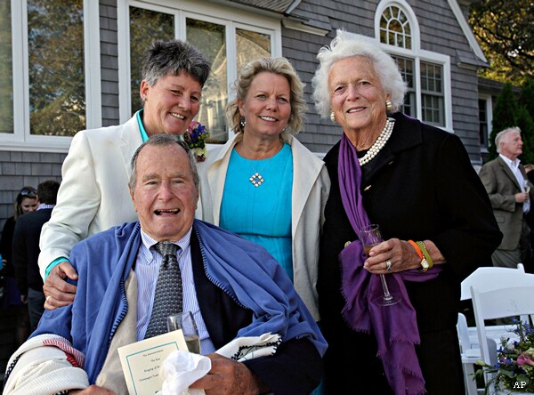 George H.W. Bush: Witness at Same-Sex Wedding for Two Longtime Friends