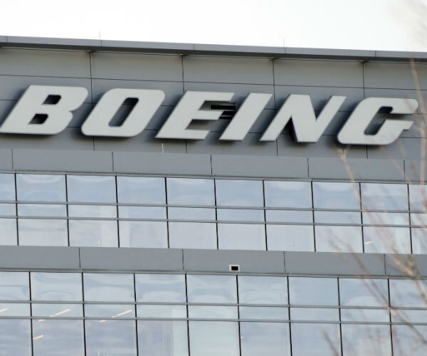 boeing logo on a building