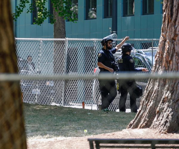 Federal Officers Use Gas to Clear Protesters in Portland