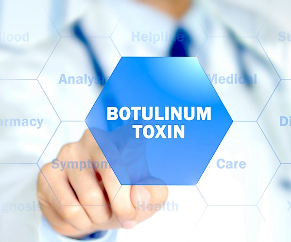 Botulinum Toxin , Doctor working on holographic interface, Motion Graphics, high quality , hologram