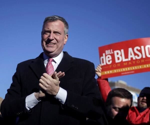 New York City Mayor Bill de Blasio