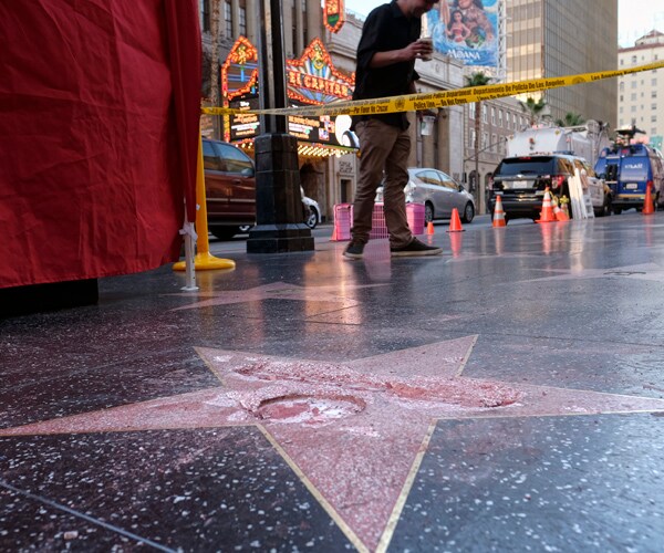 Trump Star Smasher Charged With Felony Vandalism