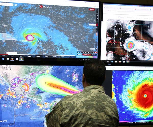 Hurricane Irma Hits First Caribbean Islands