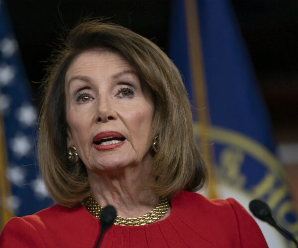 house speaker nancy pelosi addresses the media