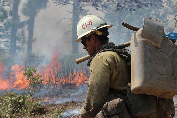 Firefighters Holding Line Against Massive California Wildfire