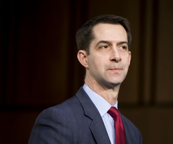 tom cotton arrives for senate intelligence committee hearing